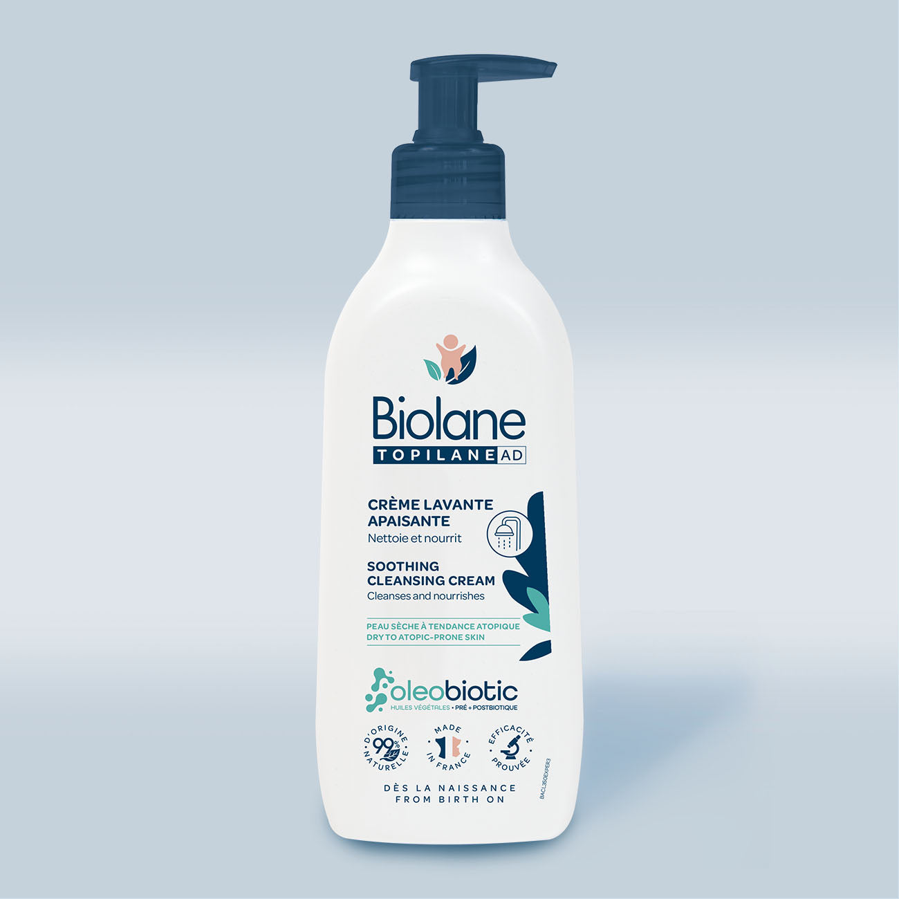 Biolane TOPLIANE AD Soothing Cleansing Cream (350ml)
