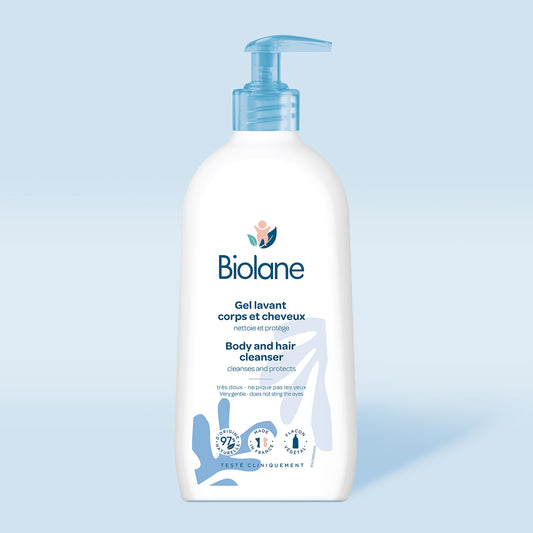 Biolane 2 in 1 Body and Hair Cleanser (350ml)
