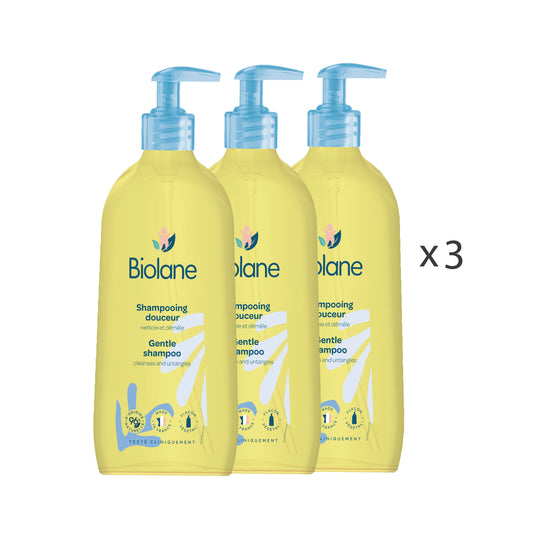 【Bulk Buy 3pcs】Biolane Gentle Shampoo (350ml)